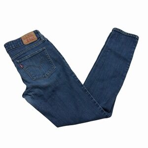 Levi's 711 Skinny Jeans Women's 28 Blue Mid Rise Stretch Denim‎ Pants